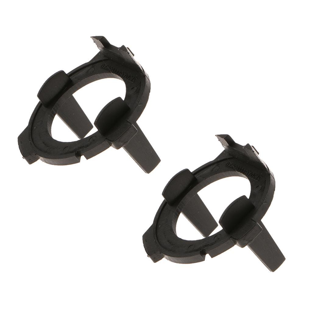 2pcs Plastic LED Headlight Bulb Adapter Holder Easy to Install