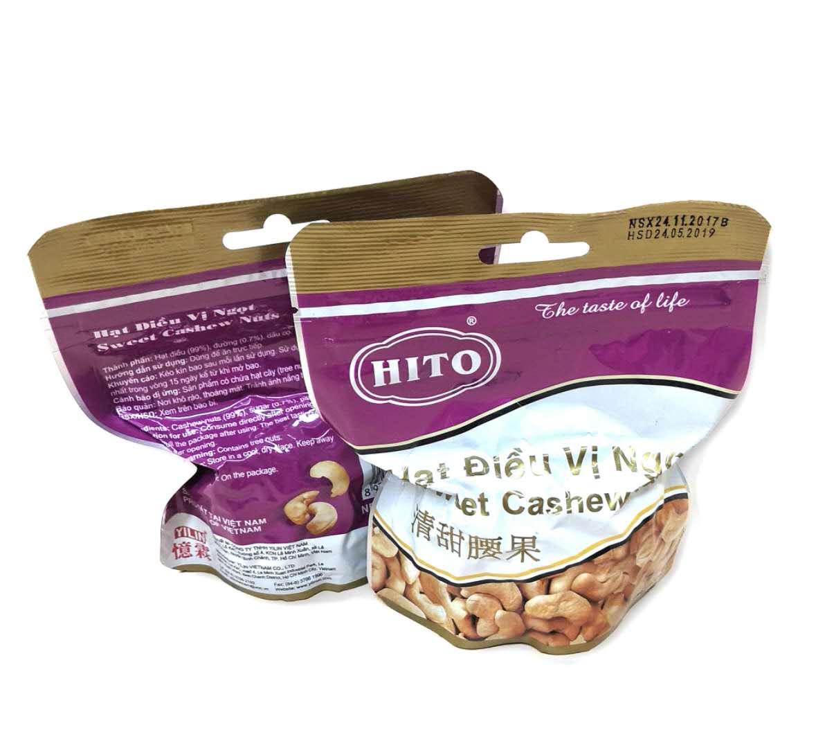 HẠT ĐIỀU VỊ NGỌT - HITO 100G THƠM GIÒN CHUẨN VỊ