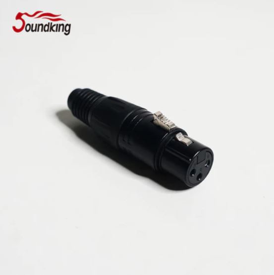 Jack Canon Soundking CA-117 / CA-118 – XLR 3 Pin, Vỏ Kim Loại, Kết Nối Chắc - Hàng chính hãng