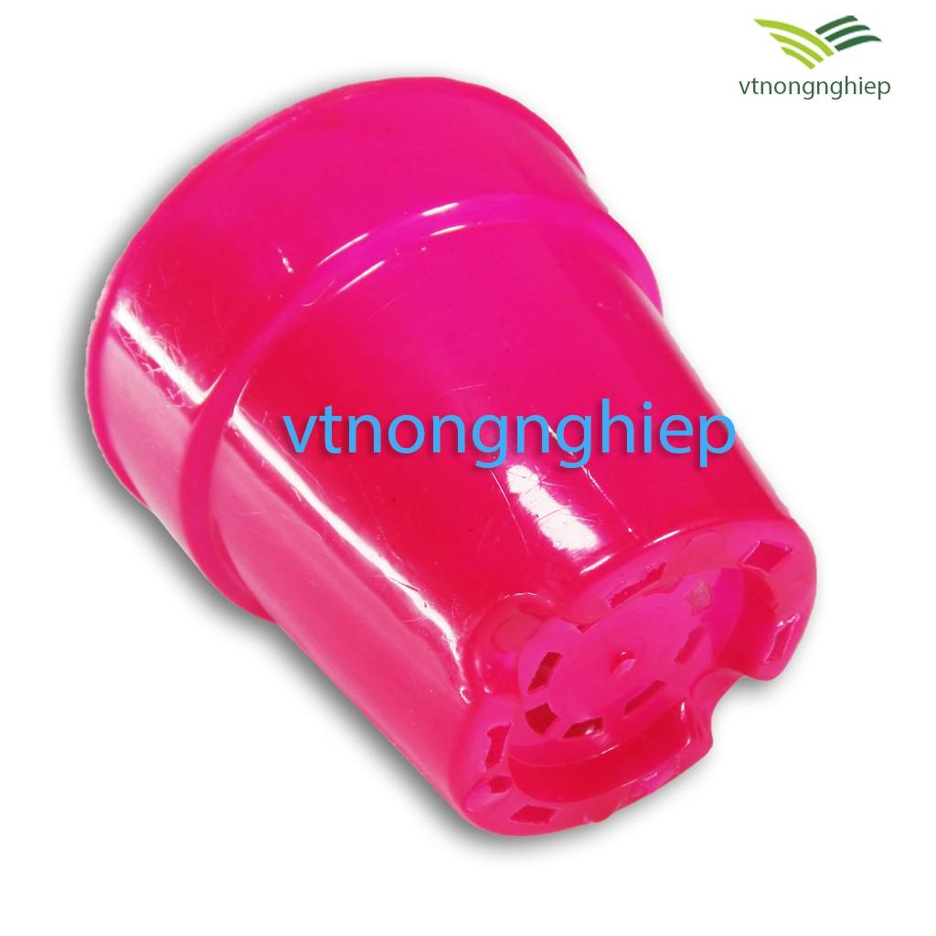 5 chậu nhựa trồng cây mini, trồng sen đá, xương rồng, phi 7.5cm