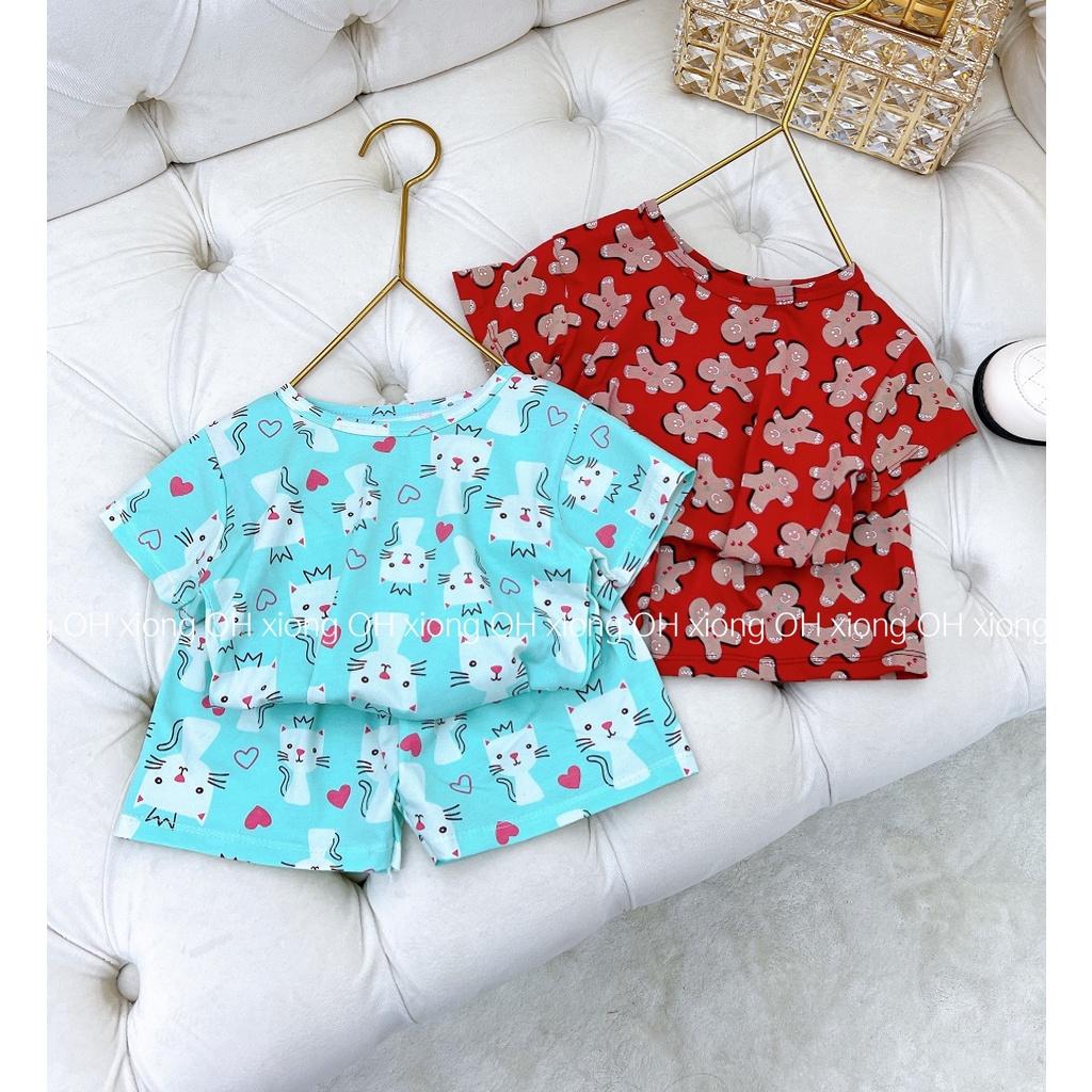 Đồ bộ cho bé sơ sinh size 5-14kg chất cotton mềm mịn mát