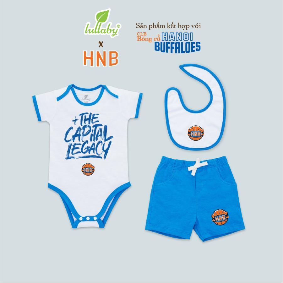 Lullaby x HNB - NHB02 Set body vai chồm + quần đùi + yếm - BỘ SƯU TẬP DÀNH CHO CÁC VẬN ĐỘNG VIÊN NHÍ TƯƠNG LAI