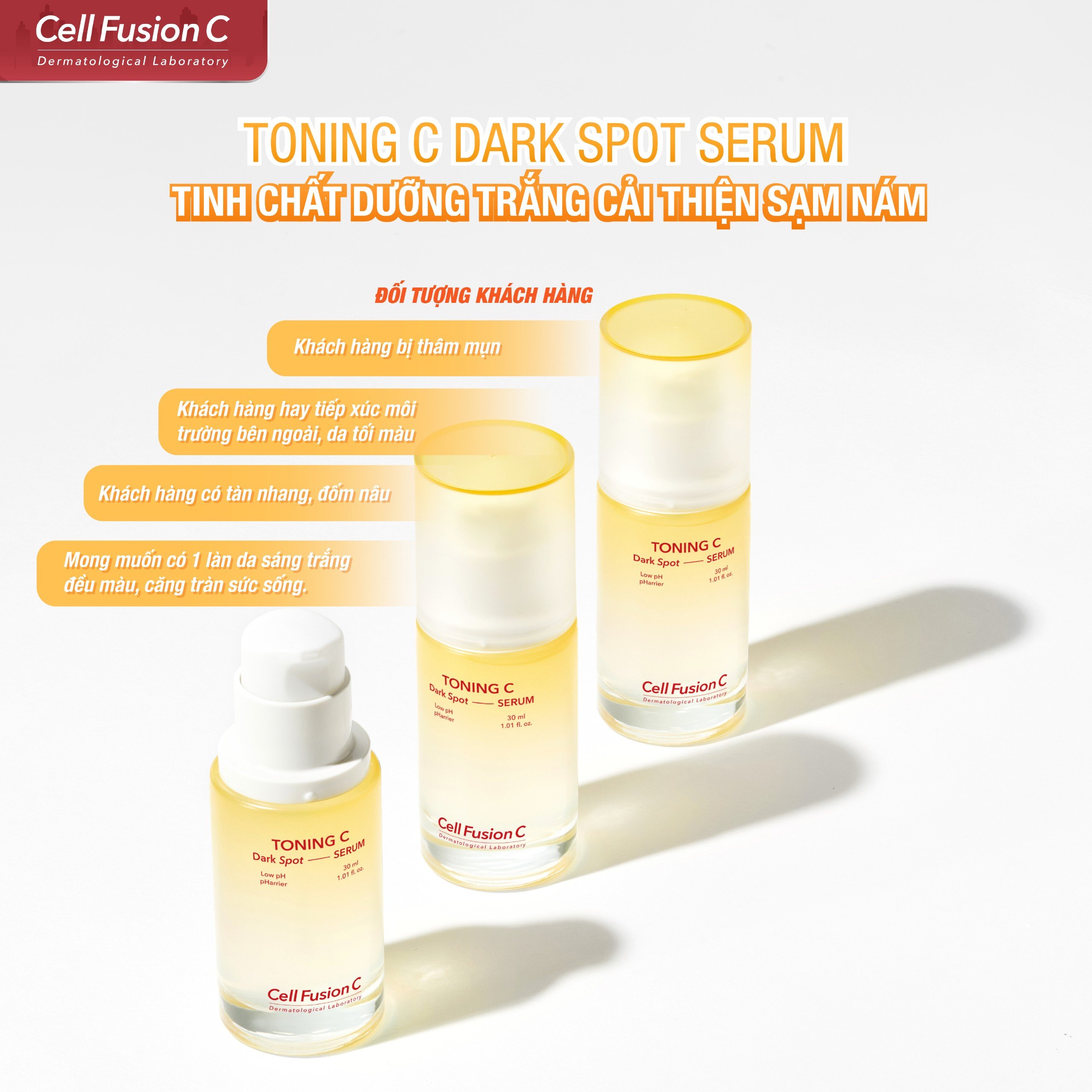 Tinh Chất Dưỡng Trắng, Cải Thiện Sạm Nám Toning C Dark Spot Serum (30ml)