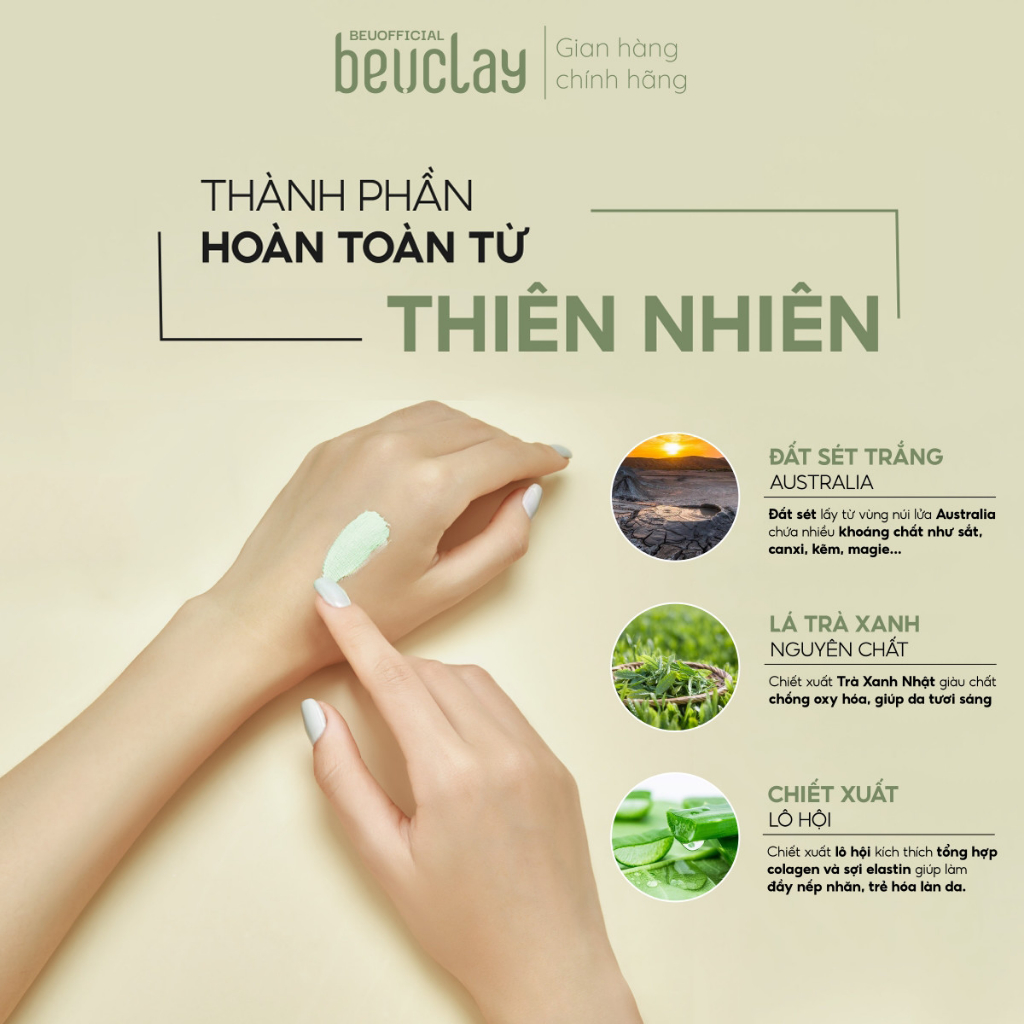 Mặt nạ đất sét Beuclay