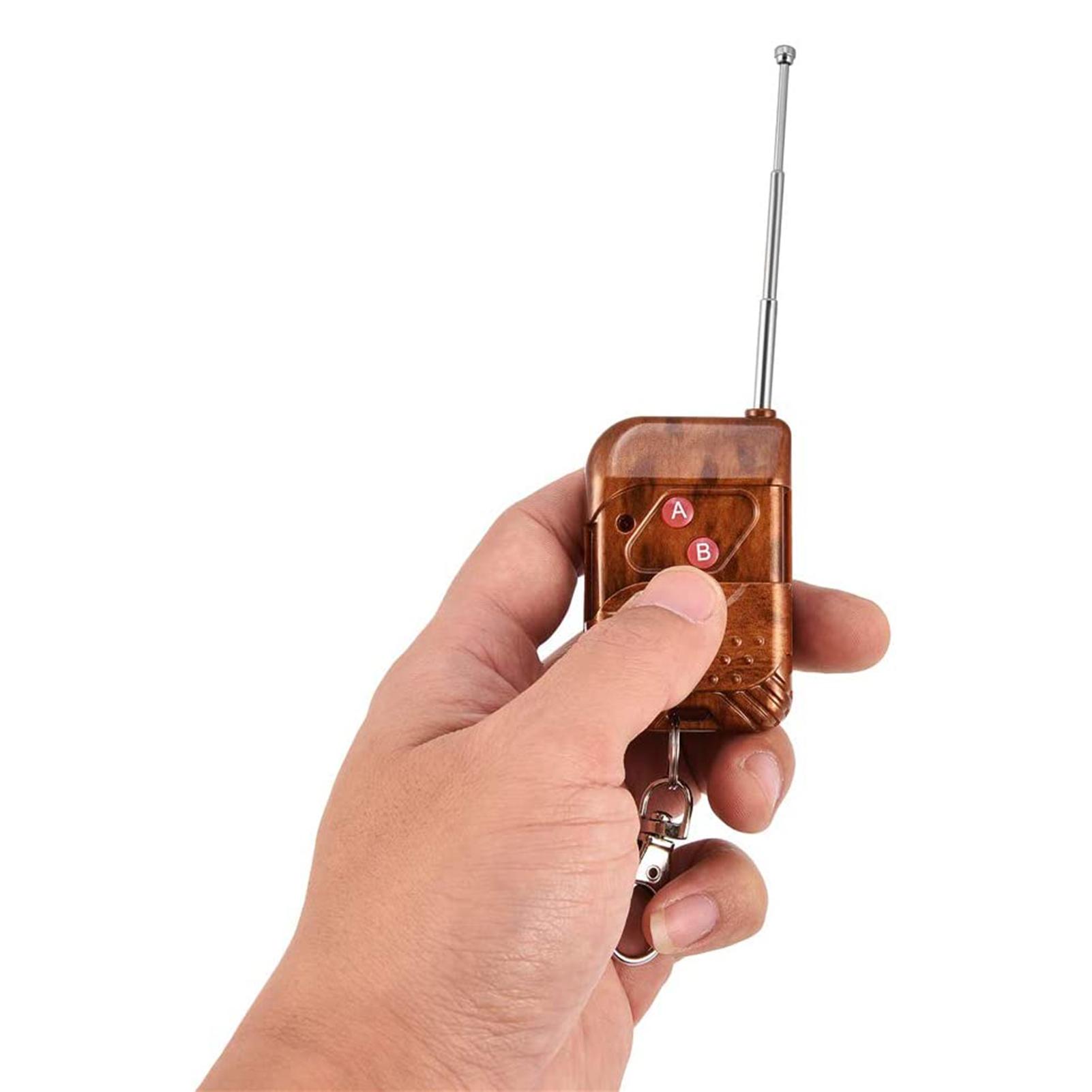 Bộ Thu 2 Kênh 315Mhz Với 1 Bộ Phát Cho Bộ Mở Cửa Nhà Để Xe Ô Tô Điều Khiển Từ Xa Không Dây 12V