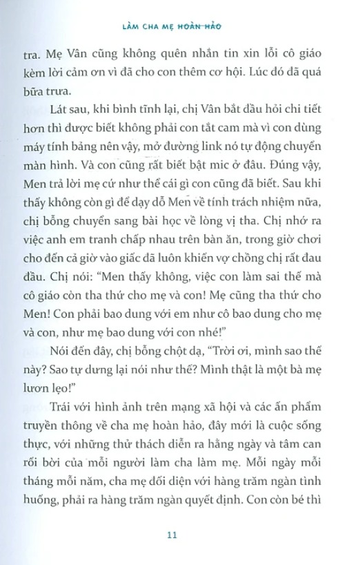 Sách Làm cha mẹ hoàn hảo