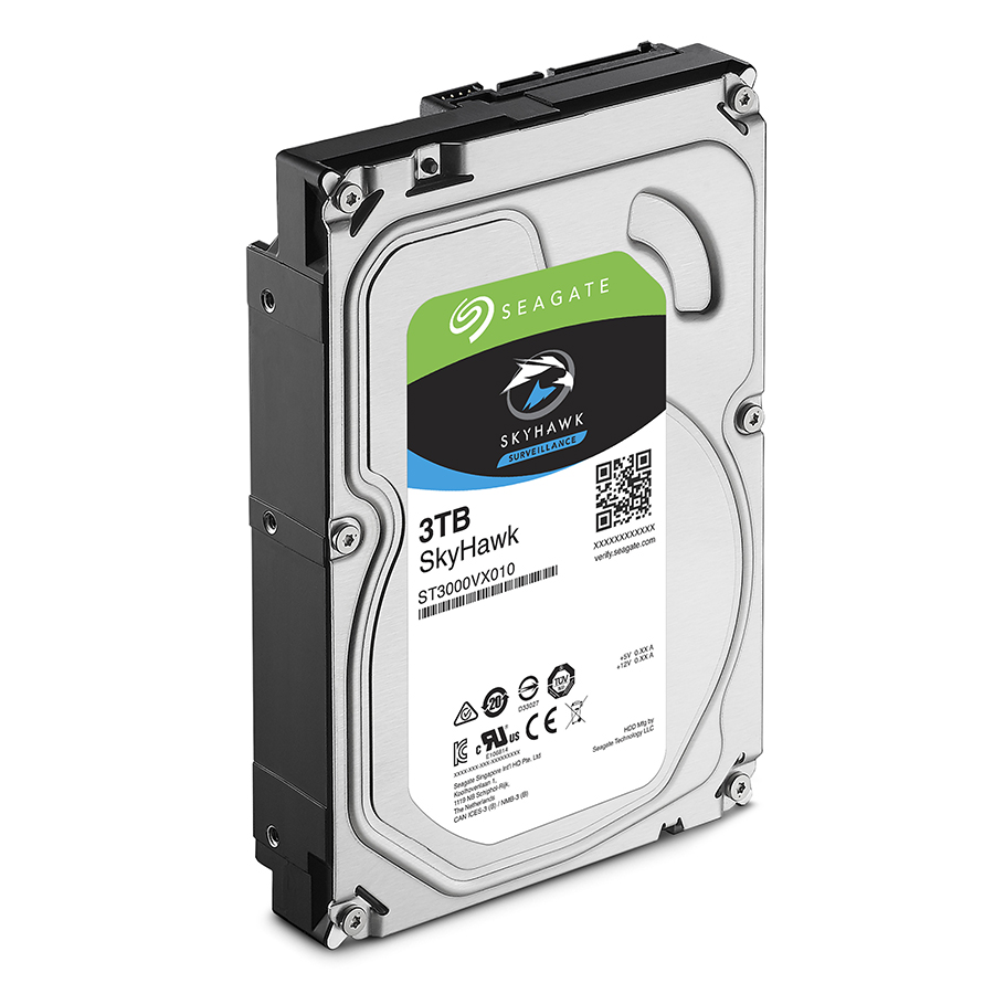 Ổ Cứng HDD Seagate Skyhawk  3TB 3.5 Sata 6Gb/s/64MB Cache/5900RPM - Hàng Chính Hãng