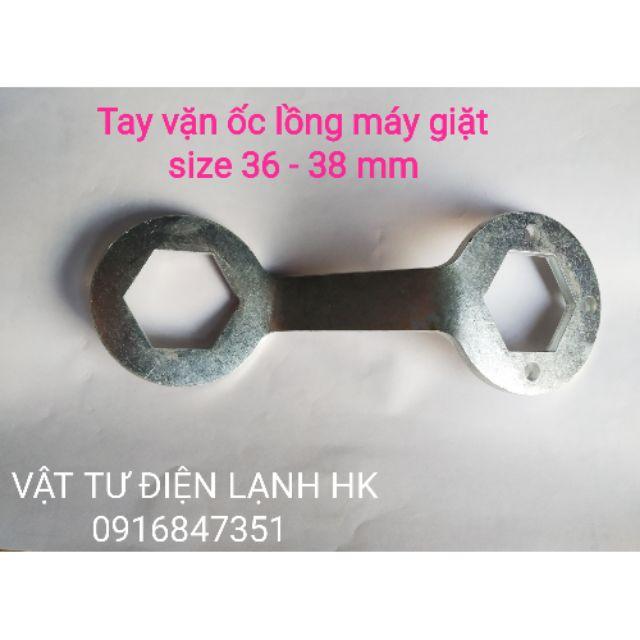 Tay vặn ốc lồng máy giặt ( khóa tròng mở tháo tán lồng MG ) lục giác 36-38mm