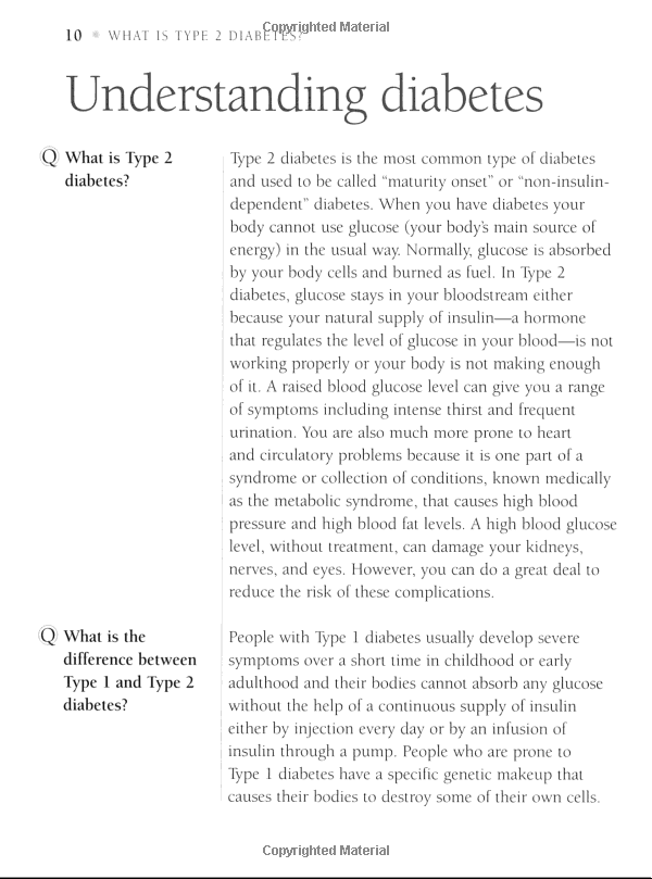 Type 2 Diabetes Your Questions Answered