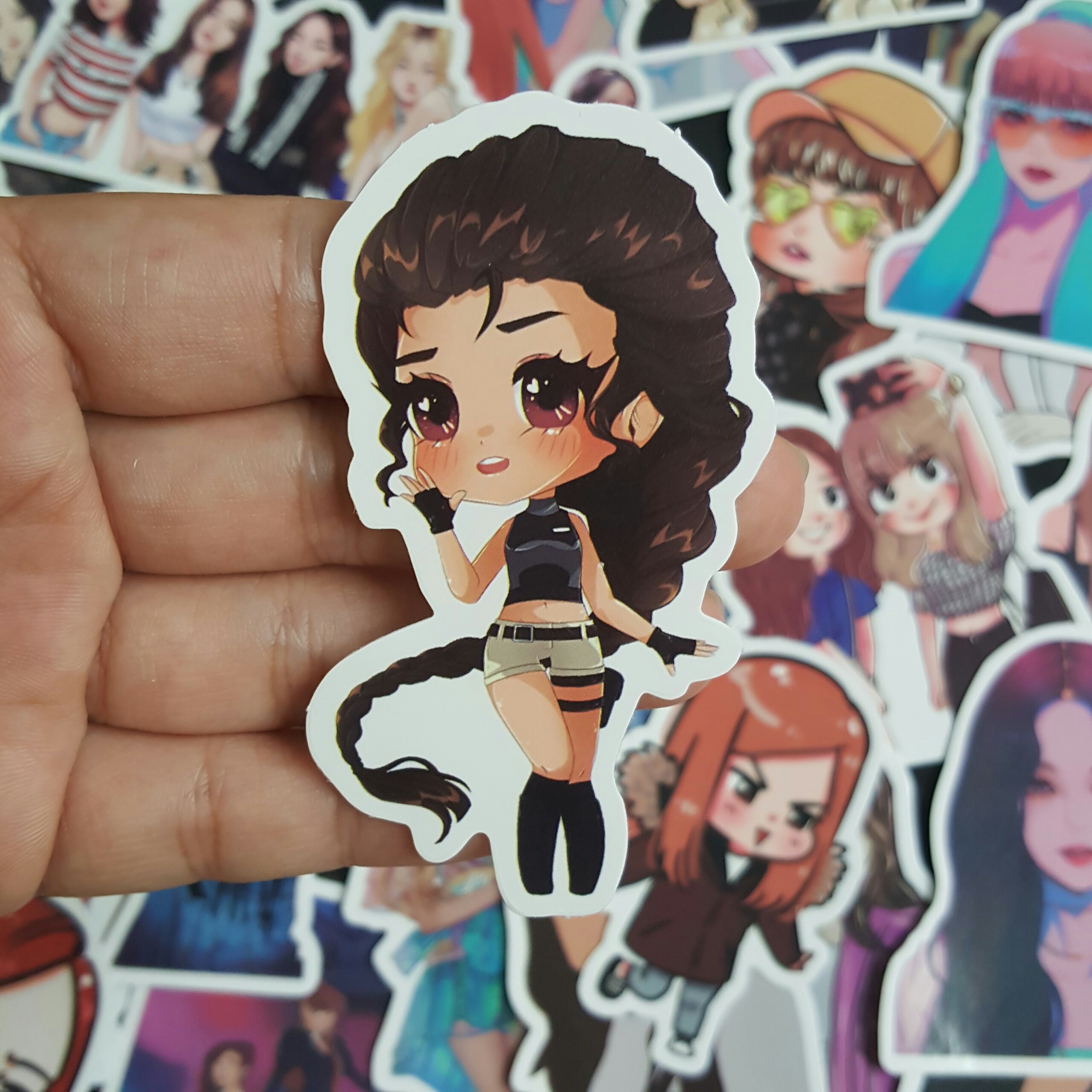 Bộ Sticker dán cao cấp chủ đề BLACKPINK - Dùng dán Xe, dán mũ bảo hiểm, dán Laptop