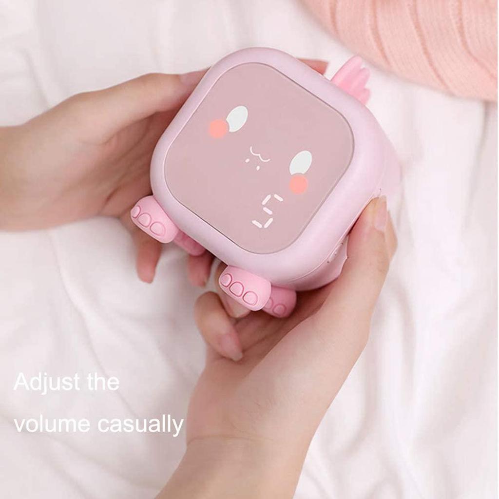 Digital Alarm Clock, Modern Alarm Clock with Time Display, 12/24-Hour Format, Alarm, Voice Control for Bedroom Office Kids
