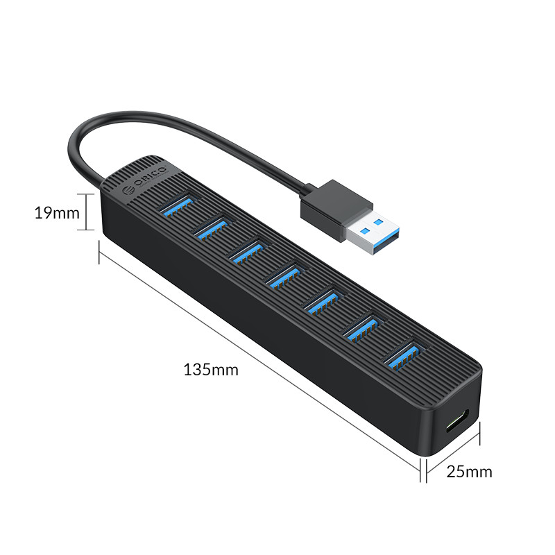 BỘ CHIA USB HUB ORICO TWU3-7A-E- HÀNG CHÍNH HÃNG