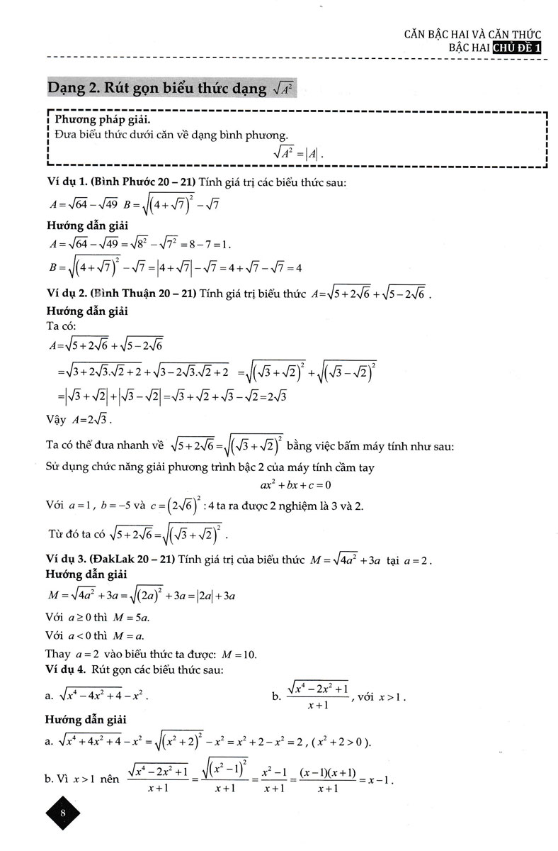 A-&gt;Z TOÁN 9 - PHÂN LOẠI VÀ PHƯƠNG PHÁP GIẢI THEO CHỦ ĐỀ ÔN THI TUYỂN SINH_TCD