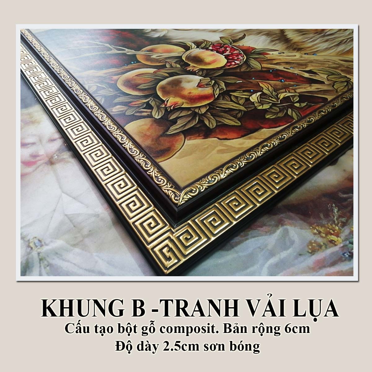 Bức tranh ĐỨC PHẬT gồm 2 lựa chọn chất liệu in trên vải lụa canvas hoặc trên giấy ảnh bề mặt PVC gương, mã số: TP20071364L8D