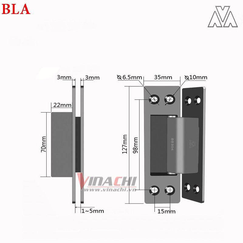 Bản Lề Cửa Âm SUS 304 ( CÁI )