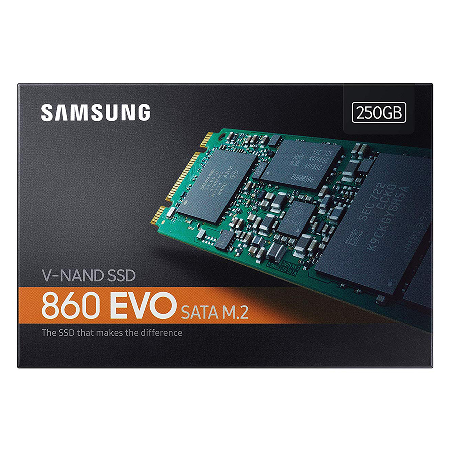 Ổ Cứng SSD Samsung 860 Evo MZ-N6E250BW 250GB Sata III M.2 2280 - Hàng Nhập Khẩu