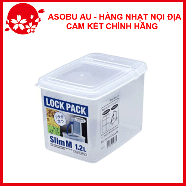 Hộp đựng thực phẩm 1.2L chịu nhiệt nội địa Nhật Bản