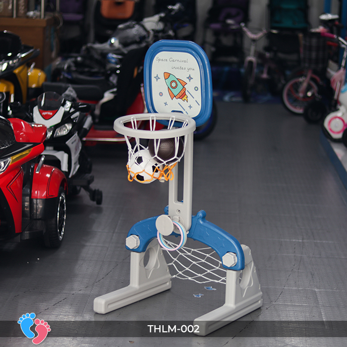 Bộ đồ chơi thể thao bóng rổ đa năng cho bé BABY PLAZA YHLM-002