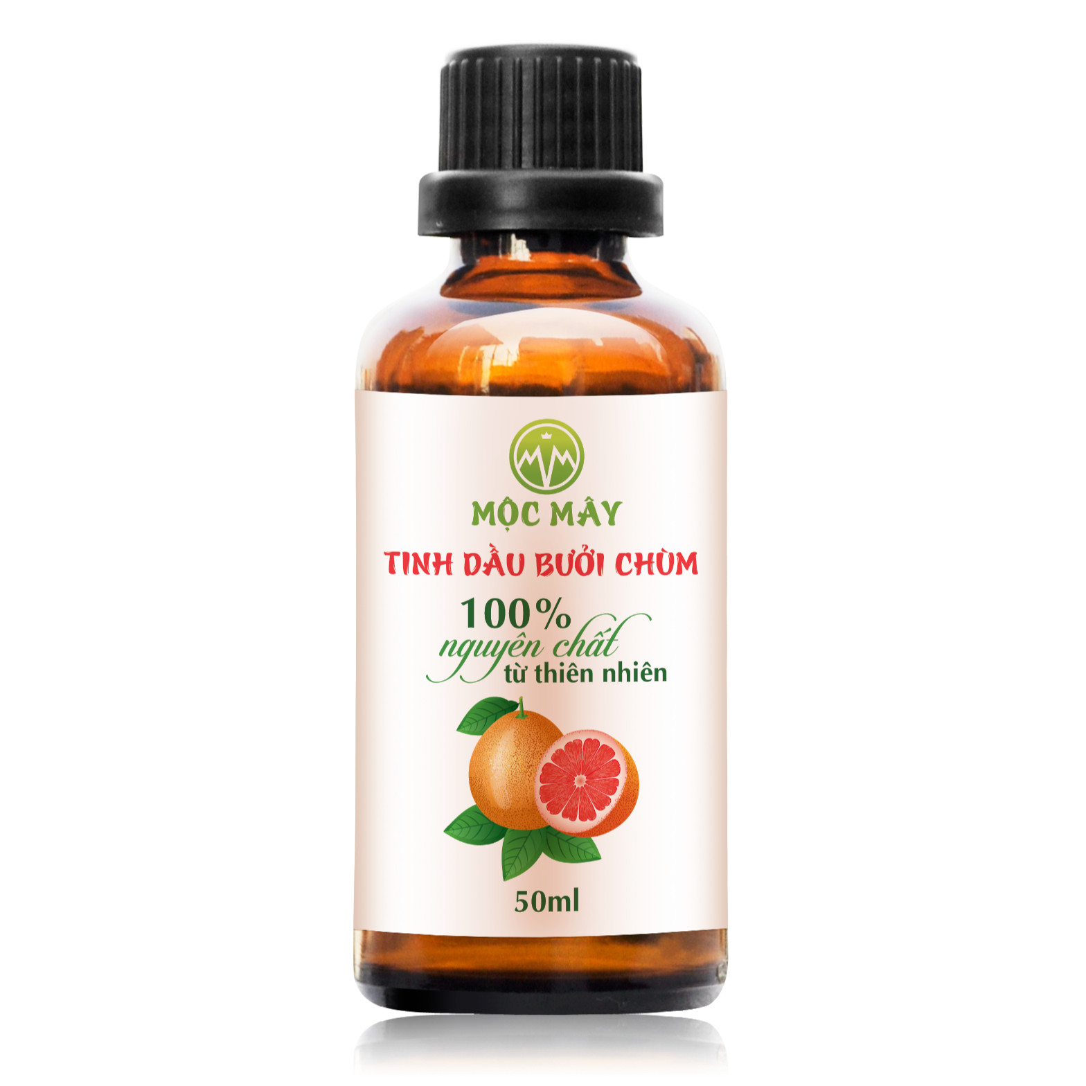 Tinh dầu Bưởi Chùm 50ml Mộc Mây - tinh dầu thiên nhiên nguyên chất 100% - chất lượng và mùi hương vượt trội