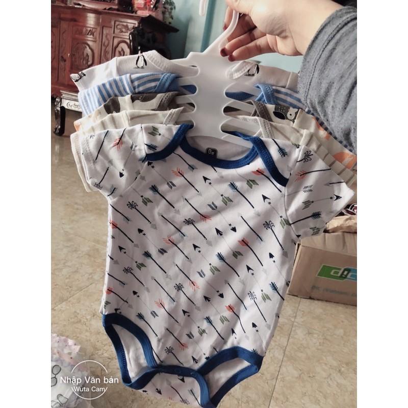 Body suit - Body chip cộc tay chuẩn BELITI cho bé trai bé gái từ 3-11kg