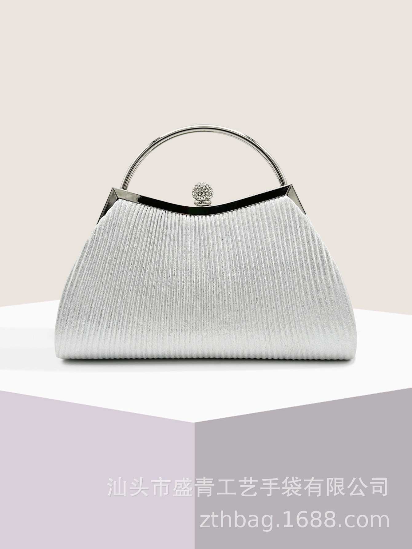 Clutch nữ cầm tay dự tiệc có quai xách đính nhũ kim tuyến siêu sang chảnh VDT01