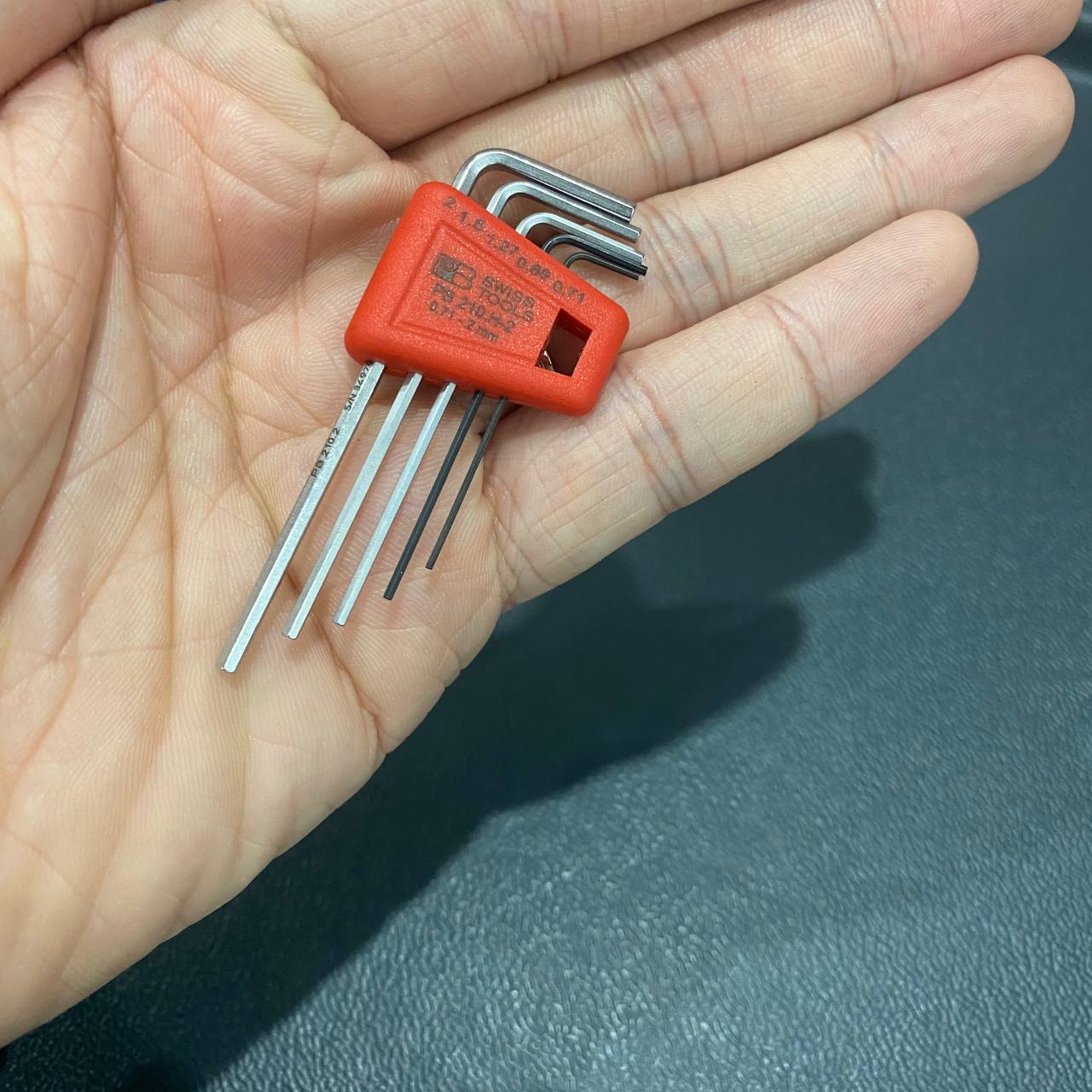 BỘ LỤC GIÁC DÁNG L PB SWISS TOOLS THÂN MẠ CHROME 5 CÂY TỪ 0.7 2