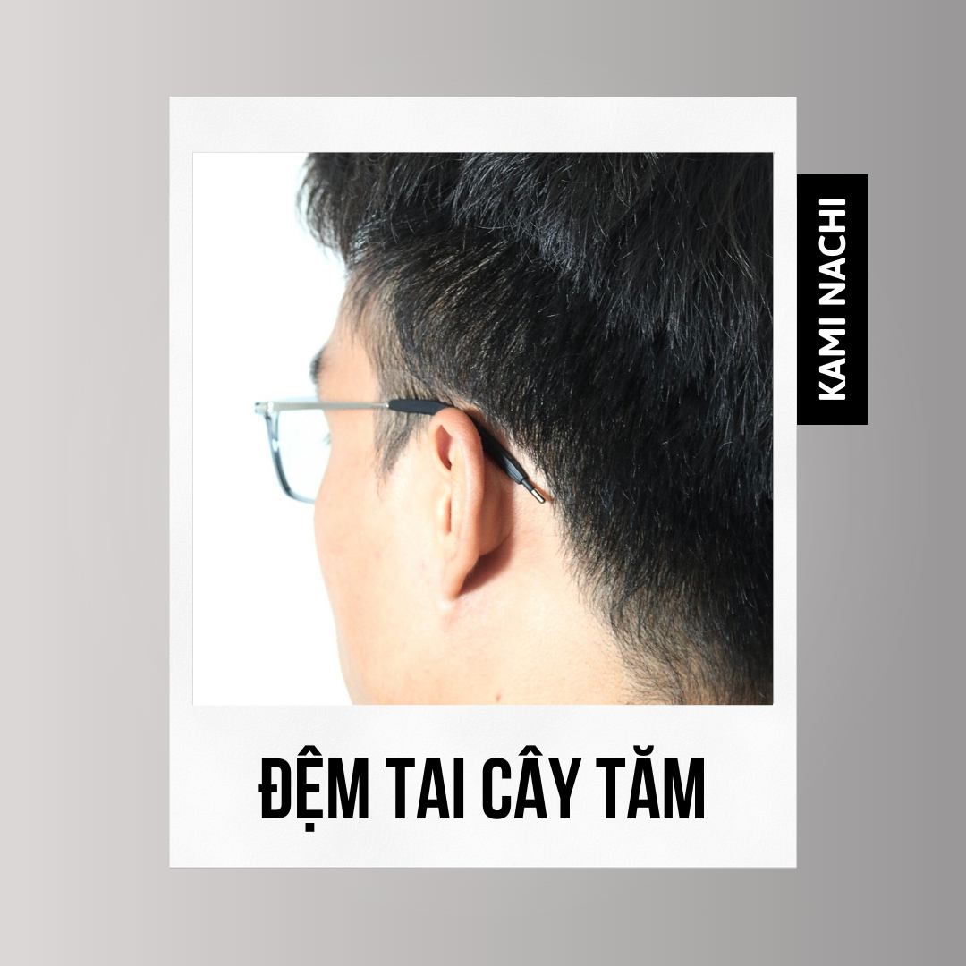 Miếng đệm làm êm tai cho kính bằng silicon siêu bền hình cây tăm chống trượt KAMI NACHI
