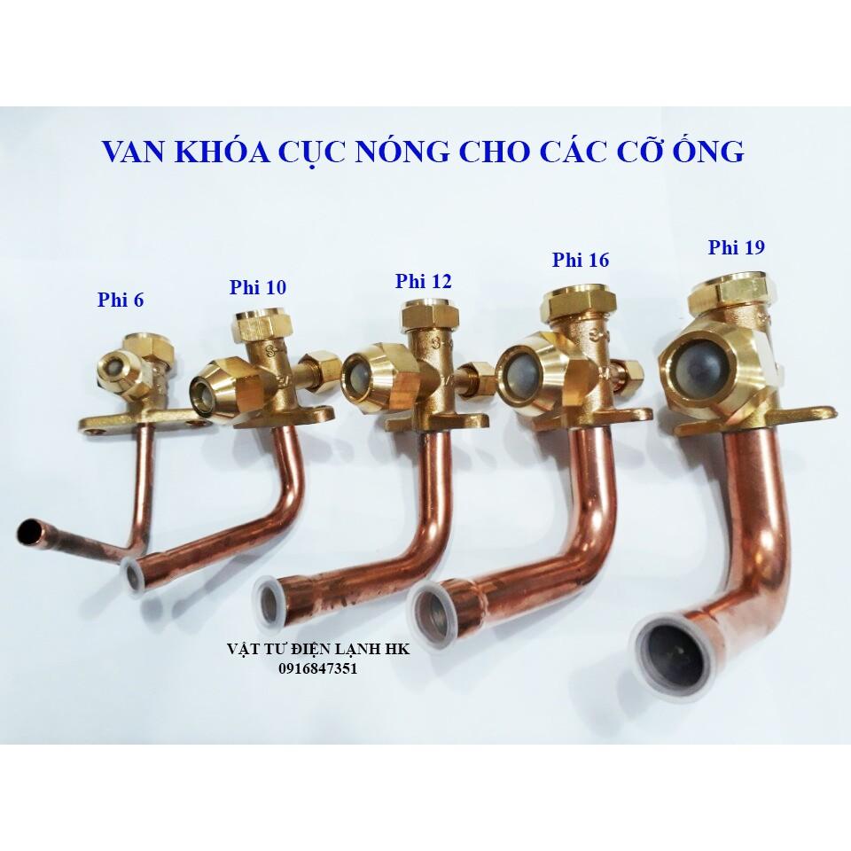 Van khóa cục nóng điều hòa - máy lạnh (chọn cỡ)