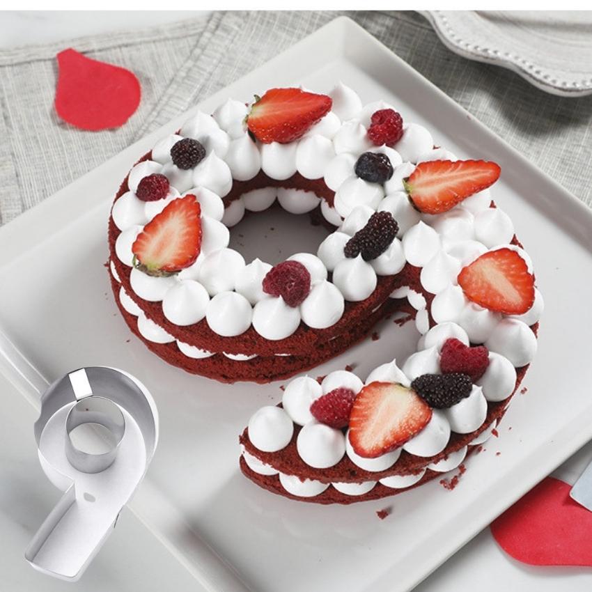 Khuôn Bánh KEM Quy Mousse Bộ 10 Khuôn Nhấn Dụng Cụ Làm Bánh Cookie Cutter Innox Cao Cấp - CBMOUSO10P