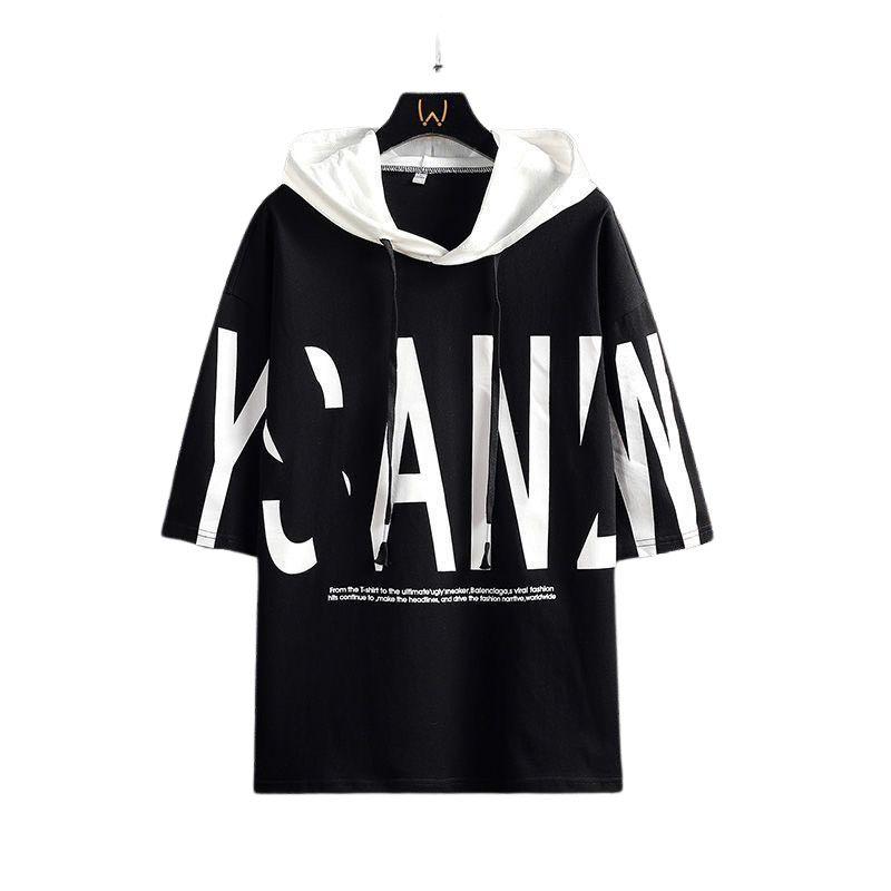 Bộ Đồ Nam Mùa Hè Áo Thun Hoodie Tay Lỡ In Chữ Lớn Quần Jogger Kẻ Caro Thời Trang Zenkonu TOP NAM 259 + QUAN NAM 137