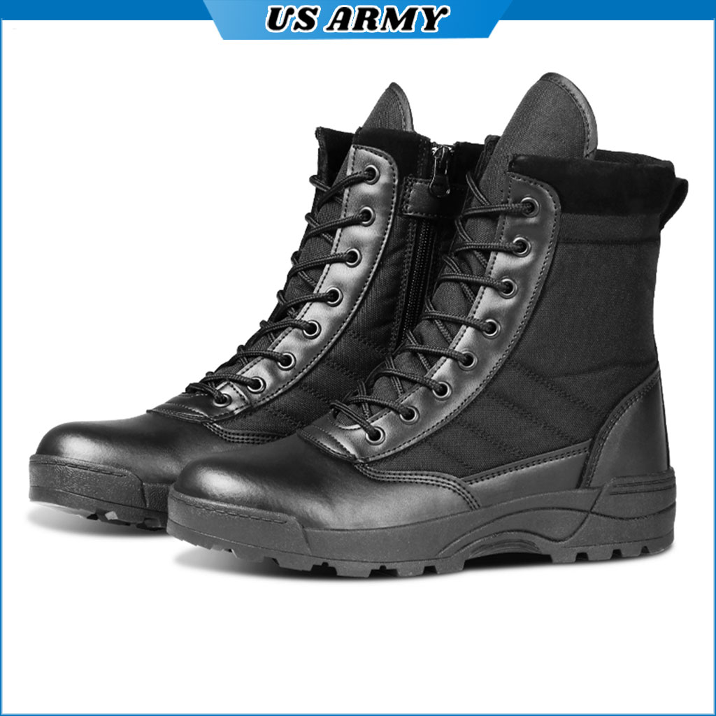 Giày Cao Cổ Nam U559 Kiểu Dáng Giày Chiến Thuật Boot Nam Chuyên Phượt, Giày Swat Lính -HÀNG CHÍNH HÃNG