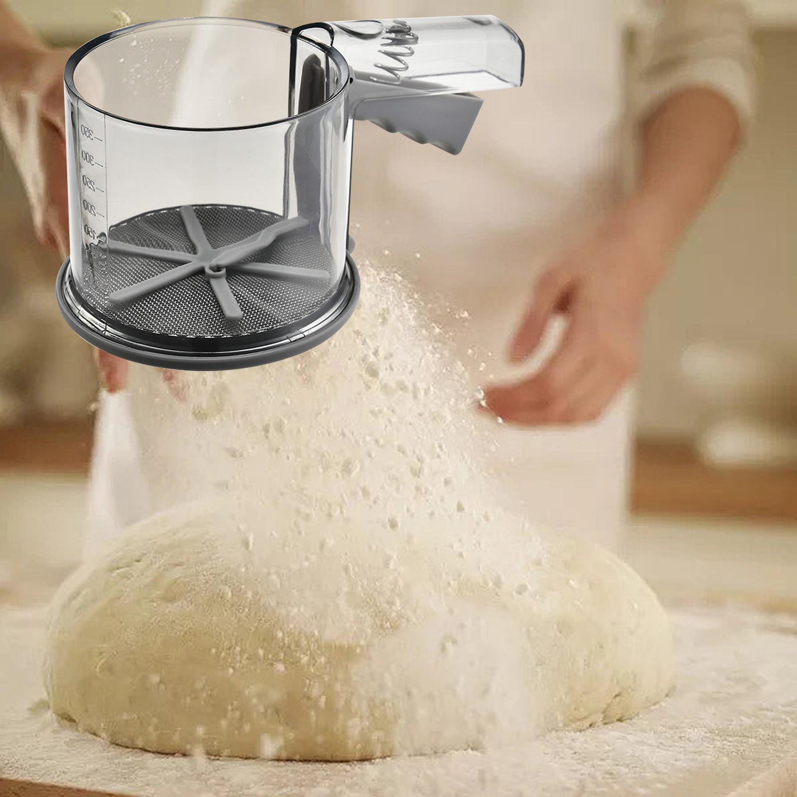 Flour Sifter Sieve Multipurpose Baking Sieve Strainer for Baking Flour Cakes
