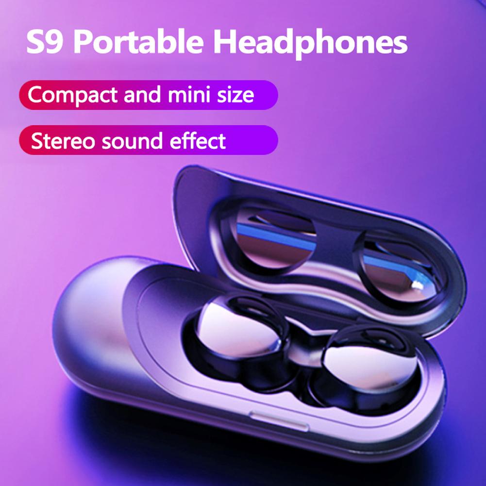 Tai nghe di động S9 5.0 không dây thể thao kèm hộp sạc