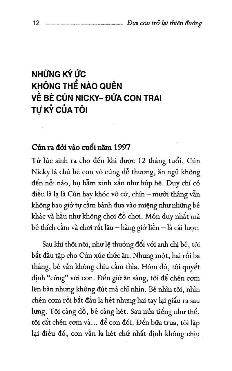 Sách Đưa Con Trở Lại Thiên Đường