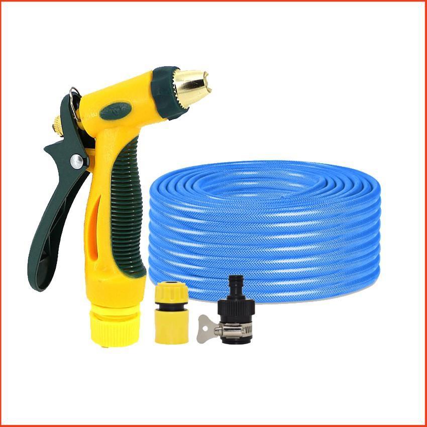 Bộ dây vòi xịt nước rửa xe,tưới cây tăng áp 3 lần 3-5m 206317