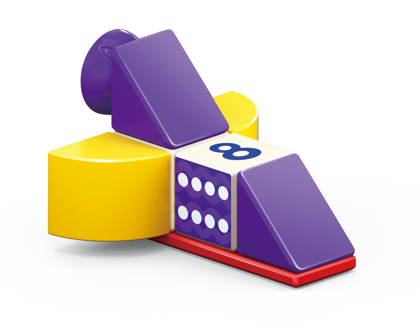 Đồ chơi lắp ráp giáo dục từ tính Logic Alilo Magnetic Building Blocks - Stack & Count M2024 (30pcs) - Hỗ trợ phát triển - Hàng chính hãng - An toàn chất lượng quốc tế