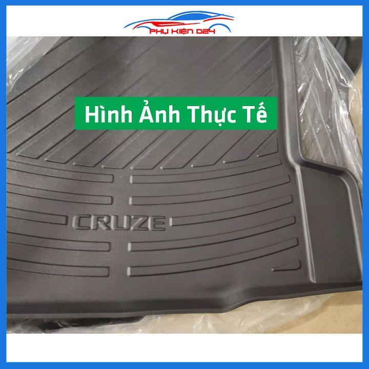 Thảm nhựa lót cốp Cruze 2016-2017-2018-2019-2020-2021-2022 nhựa dẻo dày dặn đàn hồi tốt