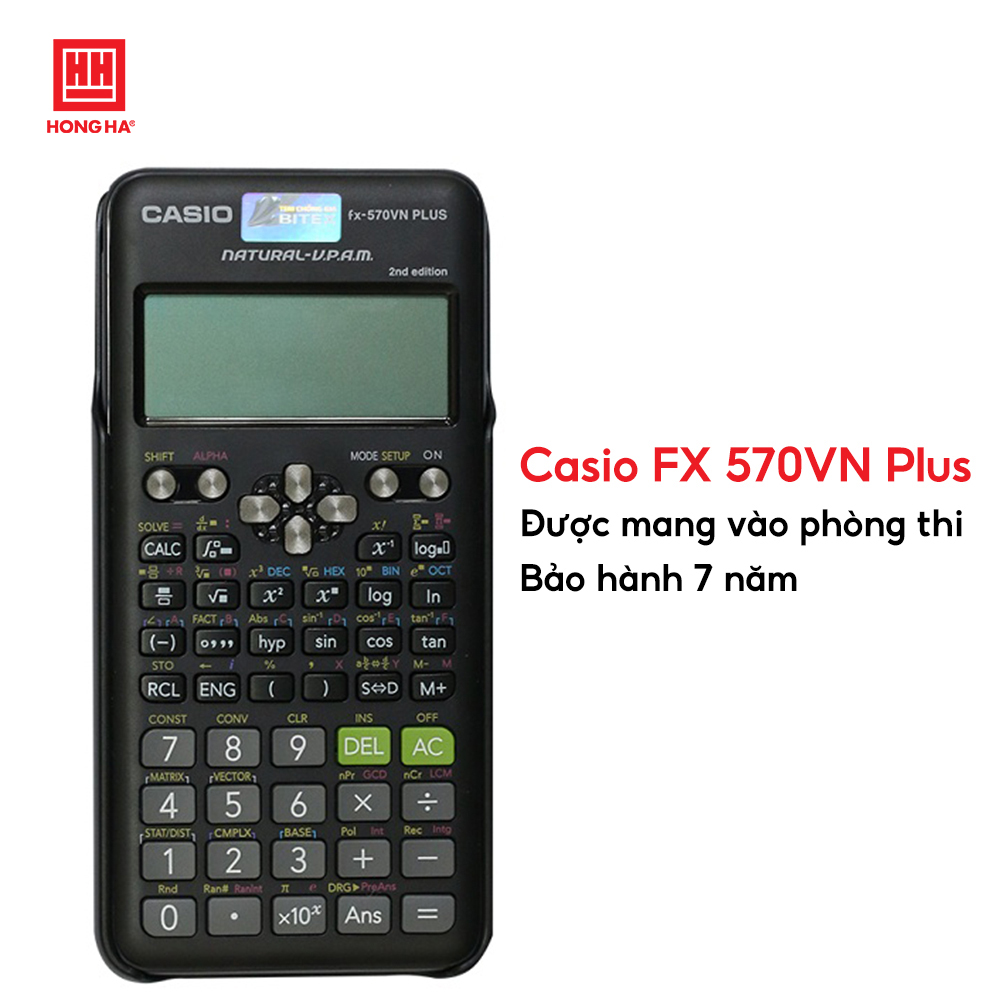 Máy tính dành cho học sinh cấp 2, cấp 3 Casio FX-570VN Plus