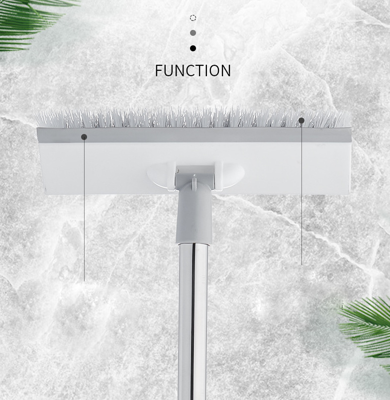 Chổi Vệ Sinh 2 in 1 Chà Sàn Và Gạt Nước Lau Kính,Chiều Dài 115Cm Kèm Găng Tay Rửa Chén BaoAn - Hàng Chính Hãng- Chổi quét,Dụng cụ vệ sinh