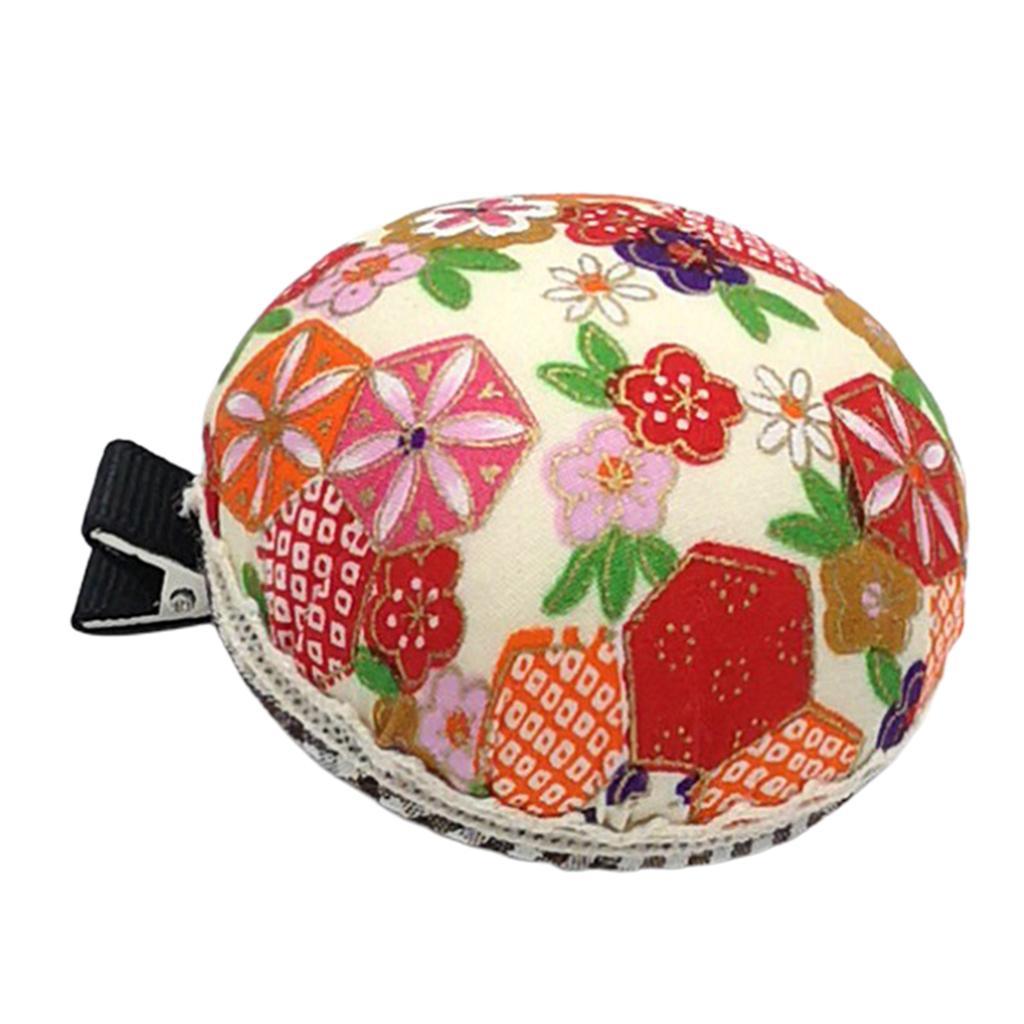 Cloth Pincuhion With Clip Insertion For Cross Stitch Sewing Patchwork