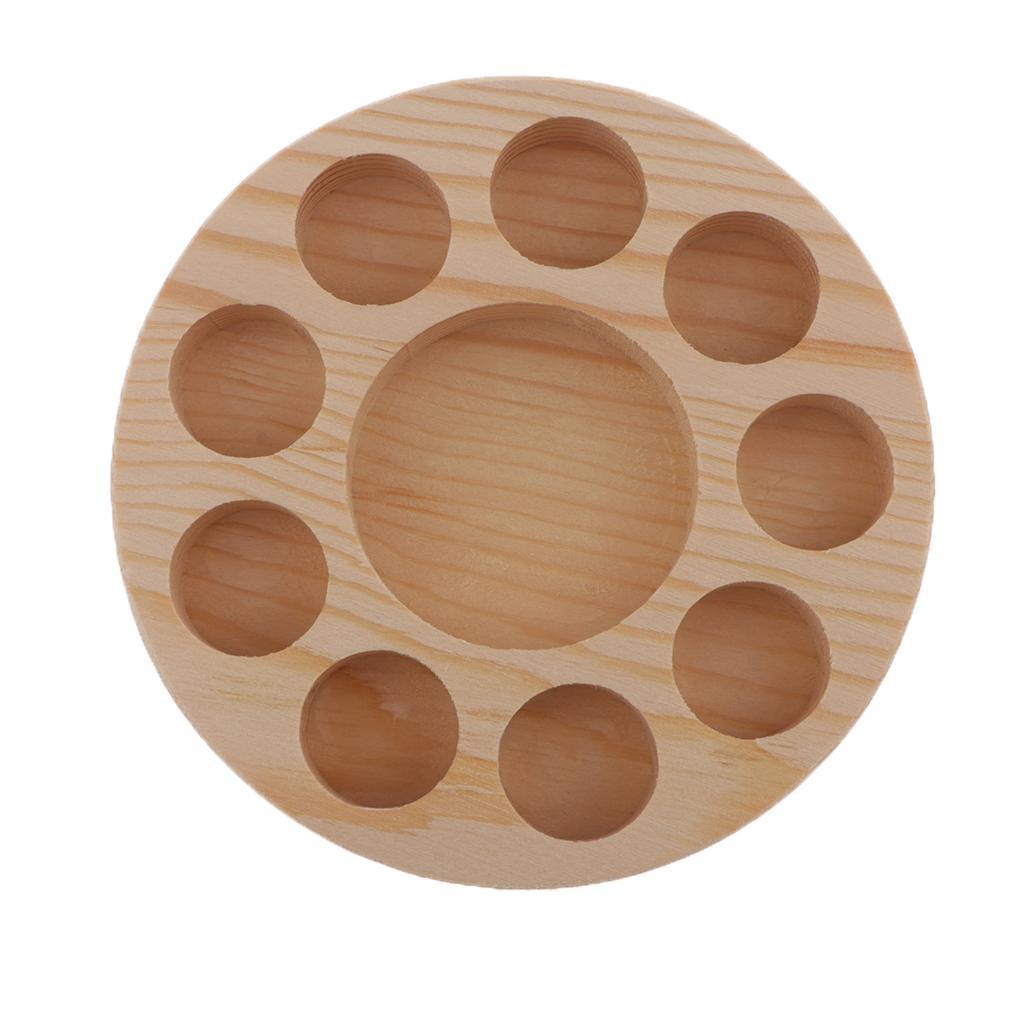 2Set Essential Oil Storage Box Wooden Aromatherapy Organizer Display Holder Tray