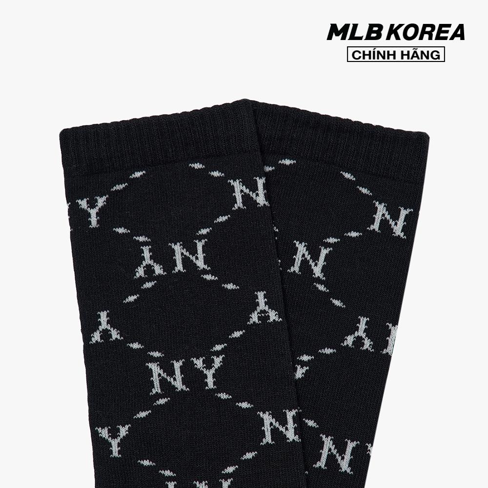 MLB - Vớ cổ cao Monogram Diamond 3ASOLM22N-50BKS-26