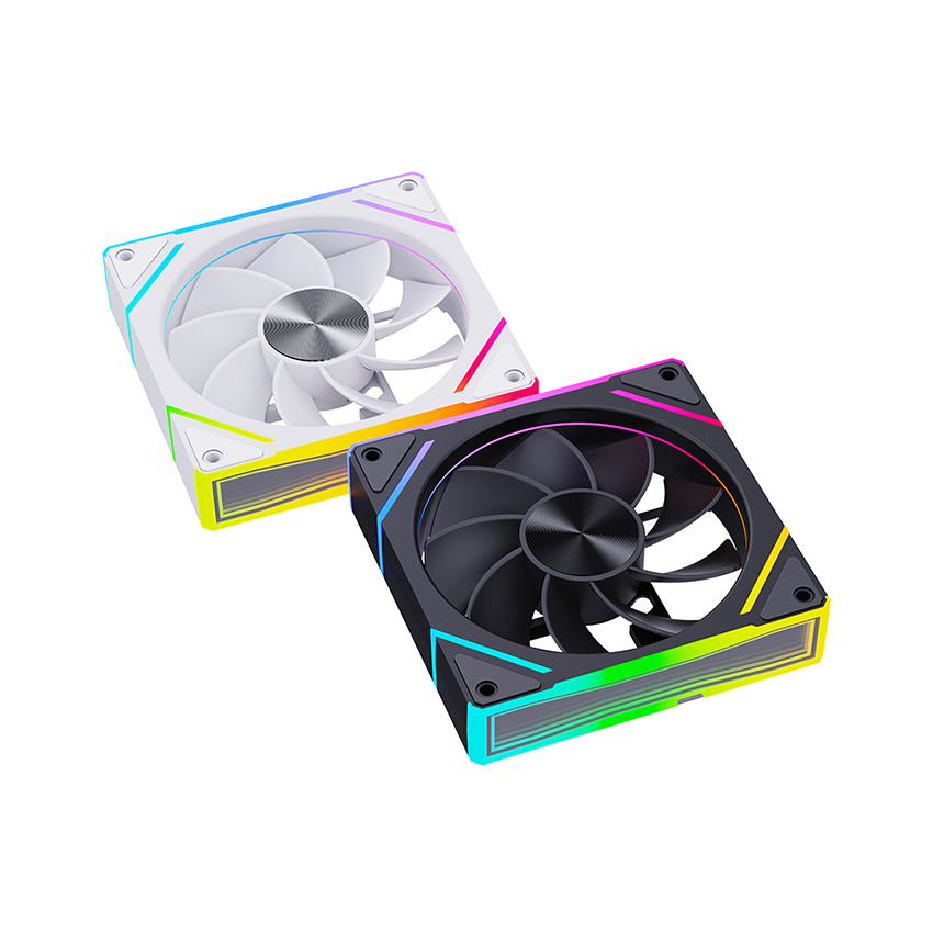 Quạt Tản Nhiệt Case MAGIC SNOMAN F-125 ARGB Black/White – Hàng Chính Hãng