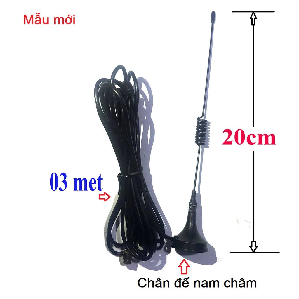 Anten thu sóng 3G/4G chuẩn SMA băng tần 700-2600Mhz,15dBi dài 3M