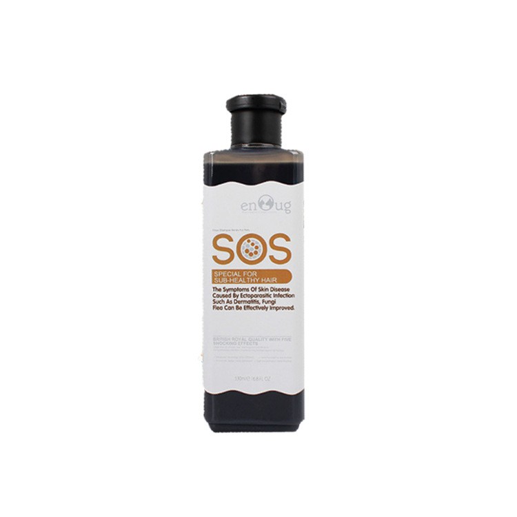 Sữa Tắm Cho Chó Mèo SOS 530ml, Sữa Tắm Chuyên Dụng Cho Thú Cưng Mượt Lông, Thơm Lâu - Hồng - Làm mượt &amp; Tạo kiểu