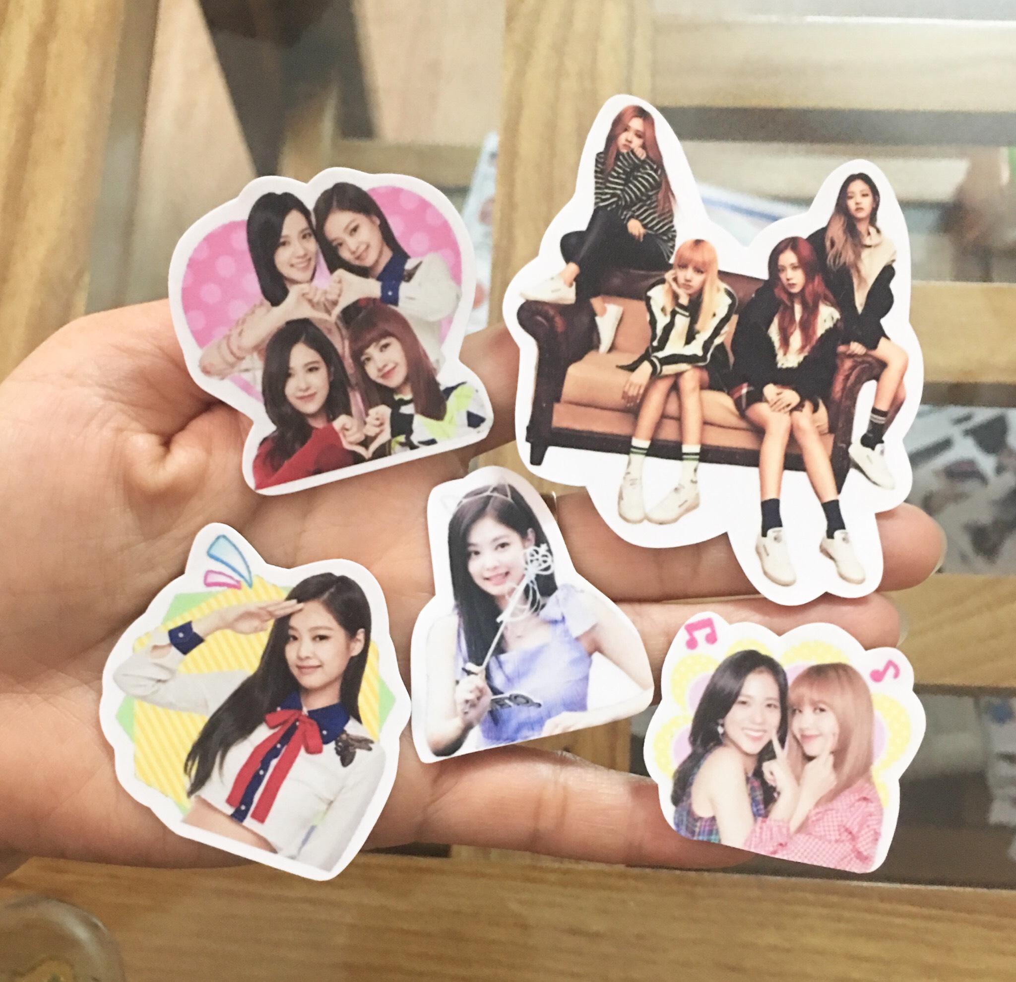 Ảnh sticker BLACKPINK combo 50 cái ảnh nhóm và thành viên