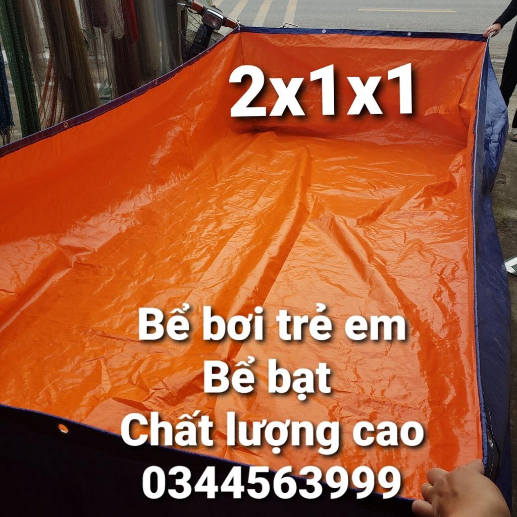 Bể bơi cho trẻ em, bạt dày cao cấp, kích thươc 2x1x0,5 - 2x1x1 - 2x2x1 - 2x2x0,5 - 3x2x1 - 3x2x0,5 - 4x2x1 - 4x2x0,5