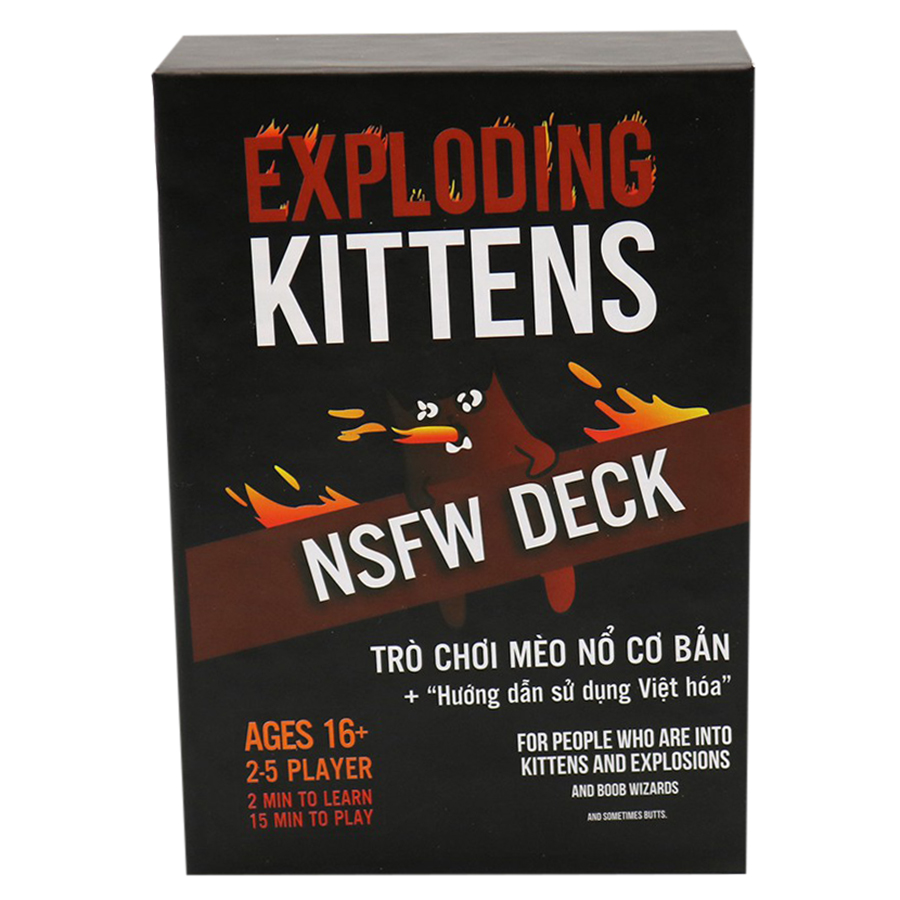 Mèo Nổ Exploding Kittens - Phiên Bản Mèo Nổ Cảm Tử (Mèo Nổ Đen)