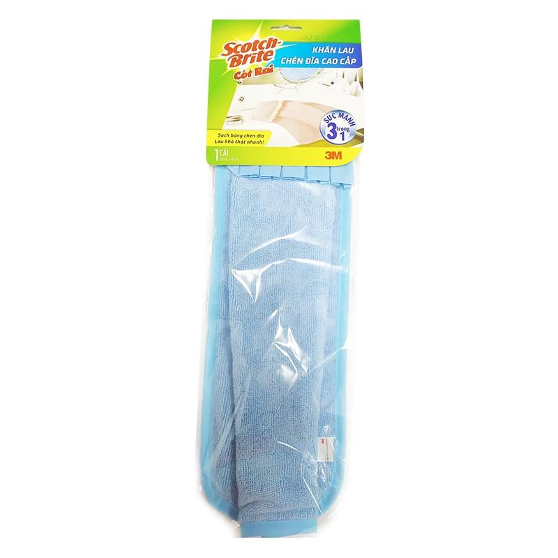 Khăn lau chén đĩa Microfiber cao cấp 3 trong 1 Scotch-Brite 3M