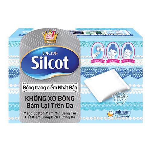 Silcot Bông Trang Điểm Nhật Bản